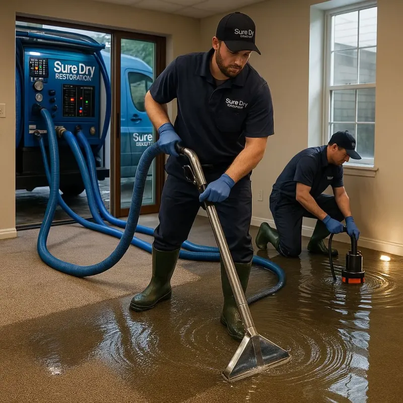 Water Extraction and Removal process in Corsicana, TX